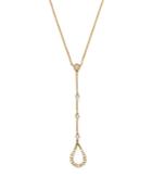 Kc Designs Diamond Teardrop Y Necklace In 14k Yellow Gold, .15 Ct. T.w.