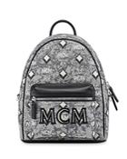 Mcm Vintage Jacquard Backpack