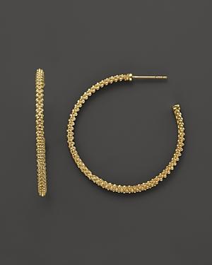 Lagos 18k Gold Hoop Earrings