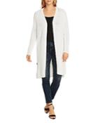 Vince Camuto Button-side Open Front Cardigan