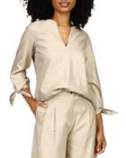 Michael Michael Kors Relaxed Tie Top