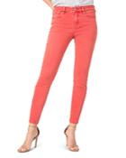Liverpool Penny Skinny Jeans In Mineral Red