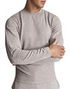 Reiss Adam Melange Long Sleeve Tee