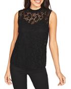 Daniel Rainn Allie Sleeveless Lace Top