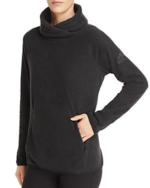 Adidas Funnel-neck Fleece Sweatshirt
