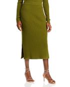 Boss Fadelina Ribbed Midi Skirt