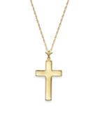 14k Yellow Gold Large Cross Necklace, 18 - 100% Exclusive