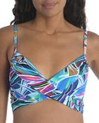 La Blanca Palm Opulence Printed Underwire Bikini Top