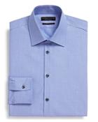 The Men's Store At Bloomingdale's Dobby Regular Fit Dress Shirt - 100% Exclusive