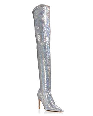 Stuart Weitzman Women's Ultrasturt 100 Pointed Toe High Heel Over The Knee Boots
