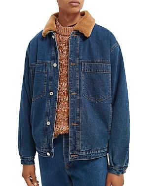 Scotch & Soda Sherpa Lined Denim Jacket