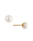 Nadri Cultured Genuine Freshwater Pearl Button Earrings