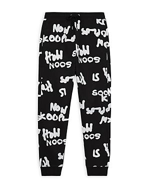 The Kooples Graffiti Logo Print Regular Fit Jogger Pants