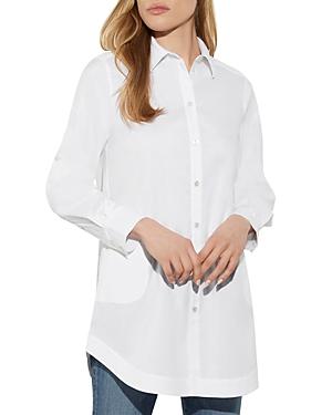 Misook Poplin Lightweight Blouse