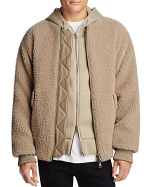 Helmut Lang Luxe Sherpa Bomber Jacket