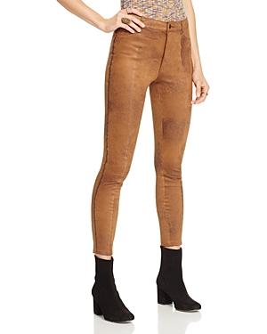 Free People Faux Leather Studded Skinny Pants