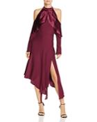 Parker Tanya Asymmetric Silk Dress