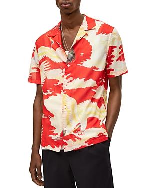 Allsaints Miyaki Printed Camp Shirt
