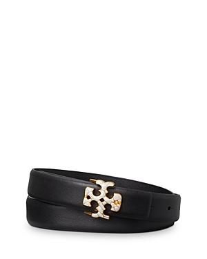Tory Burch Women's 1 Kira Leather Logo Belt