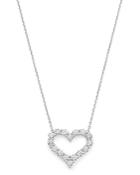 Bloomingdale's Diamond Heart Pendant Necklace In 14k White Gold, 1.5 Ct. T.w. - 100% Exclusive