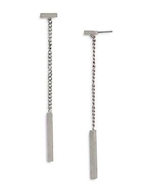 Allsaints Bar And Chain Drop Earrings