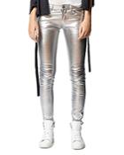 Zadig & Voltaire Phlame Leather Skinny Pants