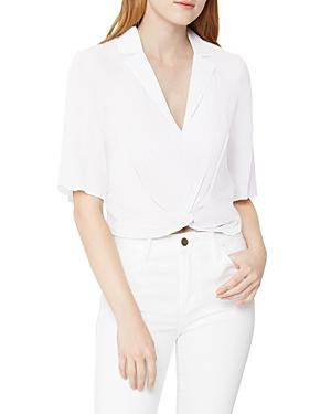Bcbgeneration Cropped Twist Front Top