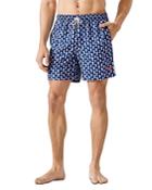 Tommy Bahama Naples Pina Colada Pineapple Print Straight Fit 6 Swim Trunks