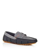 Swims Men's Lux Nubuck Leather & Rubber Penny Loafer Drivers