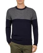 Ted Baker Yeting Stitched Crewneck Sweater