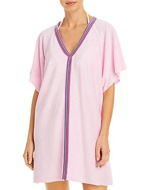 Pitusa Terry Cloth Mini Abaya Dress Swim Cover Up