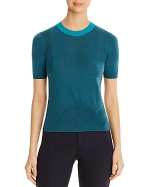Escada Sport Swift Short-sleeve Virgin Wool Sweater