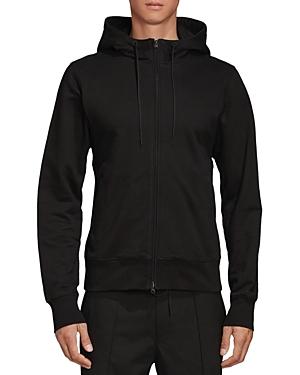 Y-3 Logo French Terry Zip Front Hoodie