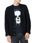 The Kooples Twisted Button Cardigan