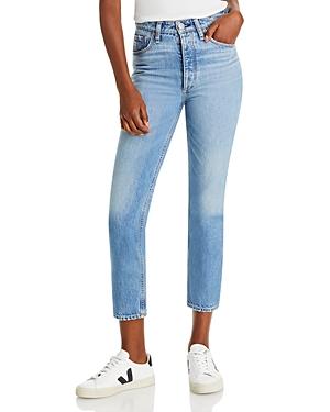 Rag & Bone Nina High Rise Ankle Cigarette Jeans In Delavan