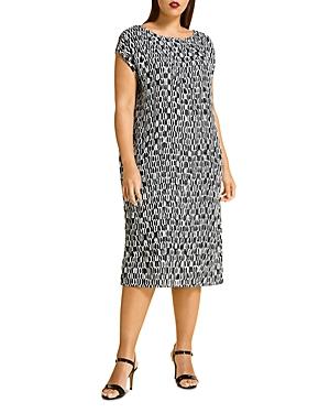 Marina Rinaldi Danzare Plisse Midi Dress