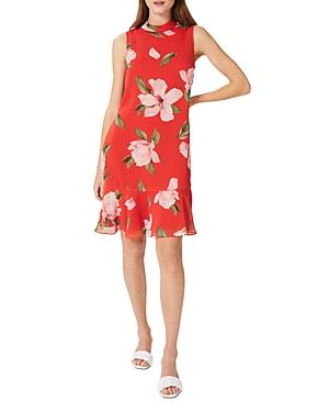 Hobbs London Madeline Floral Print Sleeveless Dress