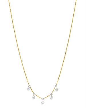 Aerodiamonds 18k Yellow Gold Dewdrops Diamond Necklace, 18