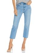 Levi's Wedgie Cropped Straight-leg Jeans In Tango Hustle