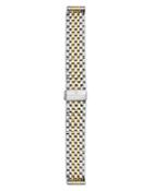 Michele Deco Ii Two-tone 7-link Watch Bracelet, 18mm