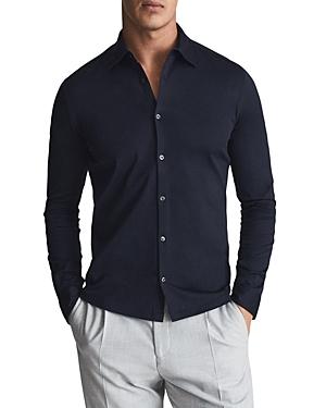 Reiss Baron Mercerized Long Sleeve Shirt
