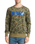 G-star Raw Zeabel Camouflage-print Logo Graphic Sweatshirt