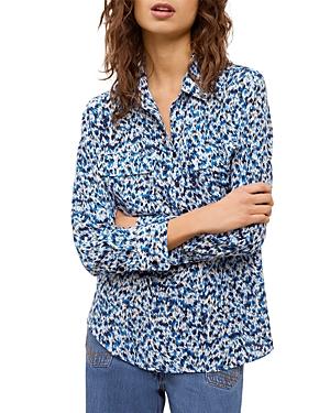 Gerard Darel Noam Silk Popover Shirt