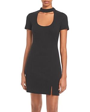 Aqua Cutout Bodycon Dress - 100% Exclusive