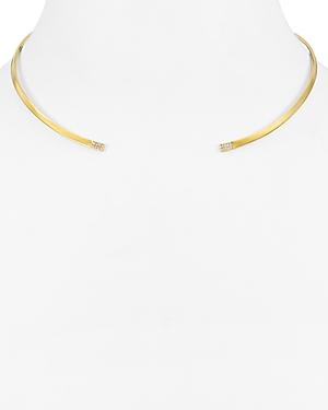 Nadri Domani Pave Tip Open Collar Necklace