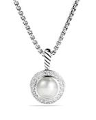 David Yurman Cerise Pendant With Pearl & Diamonds