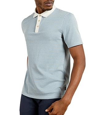 Ted Baker Jacquard Short Sleeve Polo Shirt