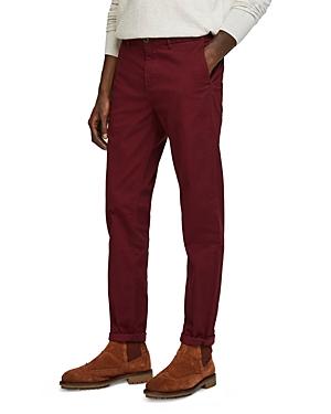 Scotch & Soda Mott Slim Fit Chinos In Bordeau