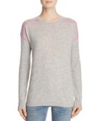 Aqua Cashmere Whipstitch Sweater - 100% Exclusive
