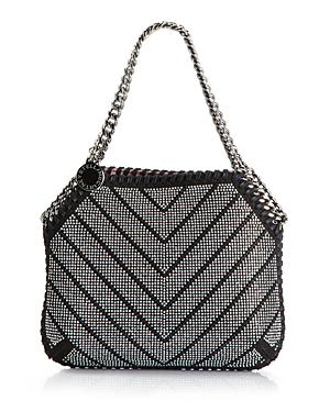 Stella Mccartney Crystal Chevron Mini Shoulder Bag